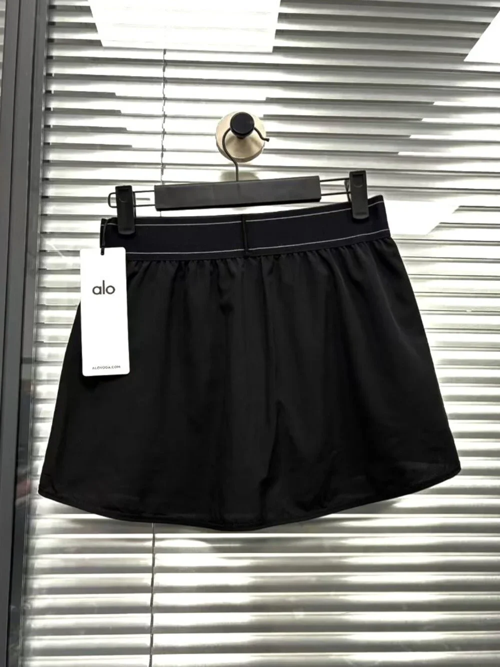 💅ALO Yoga classic black tennis skirt, high-waisted athletic mini skirt 🎾